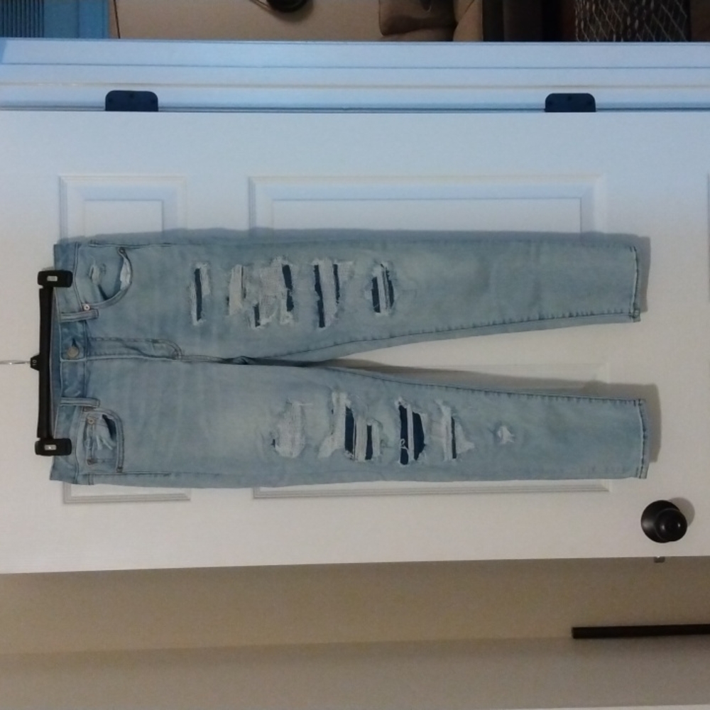 American Eagle 🦅 Ripped Hi-Rise Jeggings lite 🔵